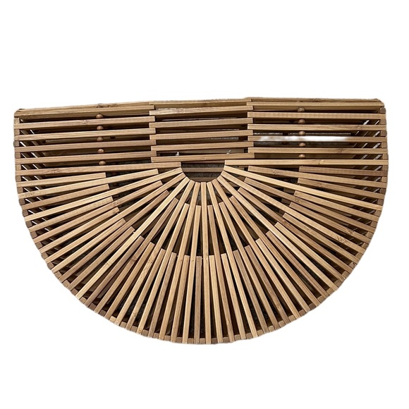 cult gaia Handbags - Cult Gaia Gaias Bamboo Ark Small Top Handle Bag
